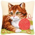 CX0087 cats with yarn Tapestry pillow Crafts Cushion Cross Stitch Printed Crewel Yarn Pillow Case Cross Stitch Kits Embroidery
CX0087 cats with yarn Tapestry pillow Crafts Cushion Cross Stitch Printed Crewel Yarn Pillow Case Cross Stitch Kits Embroidery