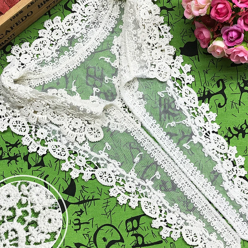Practical DIY Handcraft Clothing Decorating Lace Fabric Neckline Exquisite Embroidery Lace Shirt Collar Garment Accessories
Practical DIY Handcraft Clothing Decorating Lace Fabric Neckline Exquisite Embroidery Lace Shirt Collar Garment Accessories