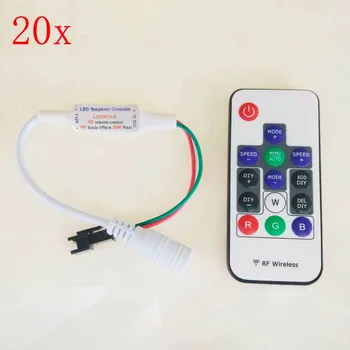 FREE DHL 20sets/lot DC5V/12V 300 modes color RF LED symphony ws2811 controller 2048 pixel for external IC WS 2811 Strip
FREE DHL 20sets/lot DC5V/12V 300 modes color RF LED symphony ws2811 controller 2048 pixel for external IC WS 2811 Strip