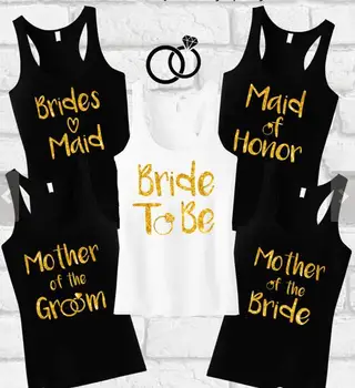 personalize Maid of Honor wedding Bride Squad tank tops singlets Bachelorette tanks t shirts Bridesmaid gift bridal party favors
personalize Maid of Honor wedding Bride Squad tank tops singlets Bachelorette tanks t shirts Bridesmaid gift bridal party favors