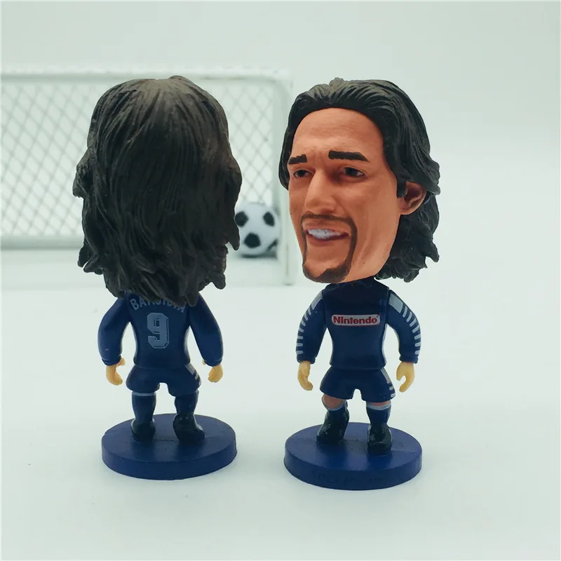 Soccerwe Soccer Dolls 2.55 Inches ACF# 9 Batistuta Figurines Purple Kit Classic Season
Soccerwe Soccer Dolls 2.55 Inches ACF# 9 Batistuta Figurines Purple Kit Classic Season