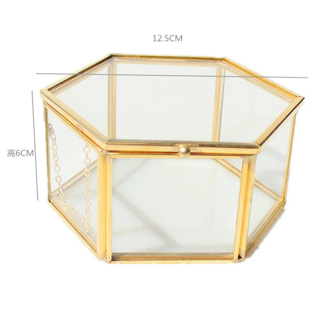 Cube Hexagon Clear Glass Brass Geometric Terrarium Fern Moss Succulent Plant Planter Box Pot Container Air Plant Holder Cube Hexagon Clear Glass Brass Geometric Terrarium Fern Moss Succulent Plant Planter Box Pot Container Air Plant Holder