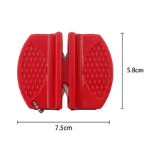 Portable Mini Kitchen Knife Sharpener Kitchen Tools Accessories Two-stage Camping Pocket Ceramic Knife Sharpener Professional
Portable Mini Kitchen Knife Sharpener Kitchen Tools Accessories Two-stage Camping Pocket Ceramic Knife Sharpener Professional