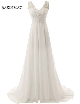 2019 White Beach Wedding dresses Chiffon Lace Appliques Plus Size Wedding Dress vestido de noiva 2019 Wedding Dress Boho
2019 White Beach Wedding dresses Chiffon Lace Appliques Plus Size Wedding Dress vestido de noiva 2019 Wedding Dress Boho