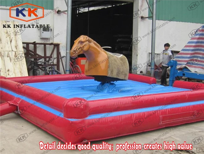 Inflatable Mechanical Bull Rodeo For Events Rental, Eliminator Mechanical Horse Riding Machine
Inflatable Mechanical Bull Rodeo For Events Rental, Eliminator Mechanical Horse Riding Machine