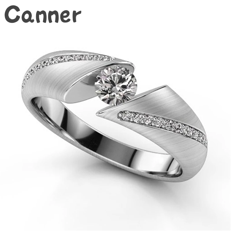 Canner Simple Single Cubic Zirconia Rings For Woman Wedding Engagement Ring Stainless Steel Rhinestone Rings Gifts A35
Canner Simple Single Cubic Zirconia Rings For Woman Wedding Engagement Ring Stainless Steel Rhinestone Rings Gifts A35