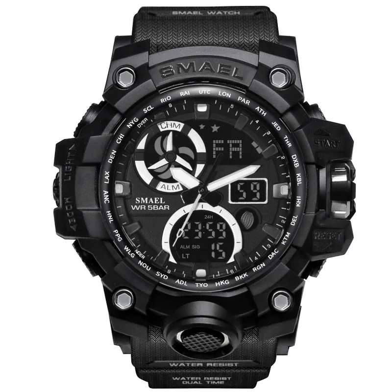 2019 SMAEL Luxury Dual Display Watches Men Sport Multi-function Waterproof LED Electronic Digital Watch Alarm Week Wristwatch
2019 SMAEL Luxury Dual Display Watches Men Sport Multi-function Waterproof LED Electronic Digital Watch Alarm Week Wristwatch