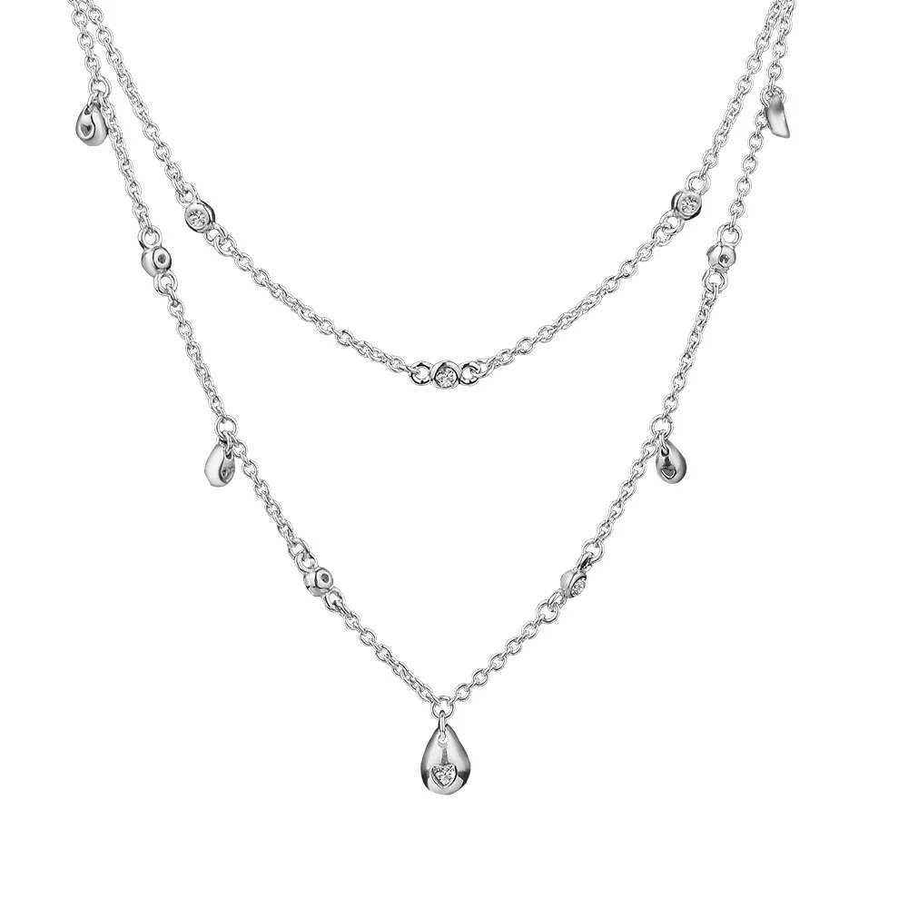 Pandulaso Chandelier Droplets Necklace 925 Sterling Silver Jewelry Necklace For Woman Elegant Fashion Jewelry Necklace
Pandulaso Chandelier Droplets Necklace 925 Sterling Silver Jewelry Necklace For Woman Elegant Fashion Jewelry Necklace