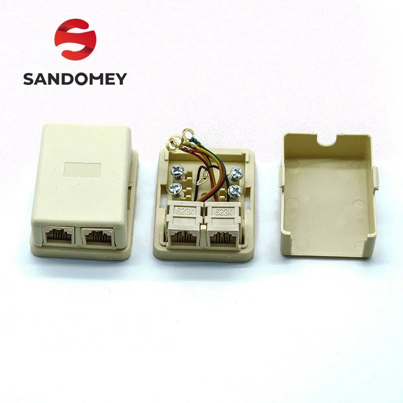 2pcs High-quality Telephone extender straight head cable extender Passthrough connector 6P4C Straight junction box end-end
2pcs High-quality Telephone extender straight head cable extender Passthrough connector 6P4C Straight junction box end-end