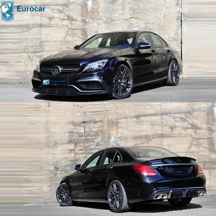 Mercedes C-class W205 C63 to Brab-us style carbon rear diffuser with mufflers tips front lip and trunk spoiler 2014 year
Mercedes C-class W205 C63 to Brab-us style carbon rear diffuser with mufflers tips front lip and trunk spoiler 2014 year