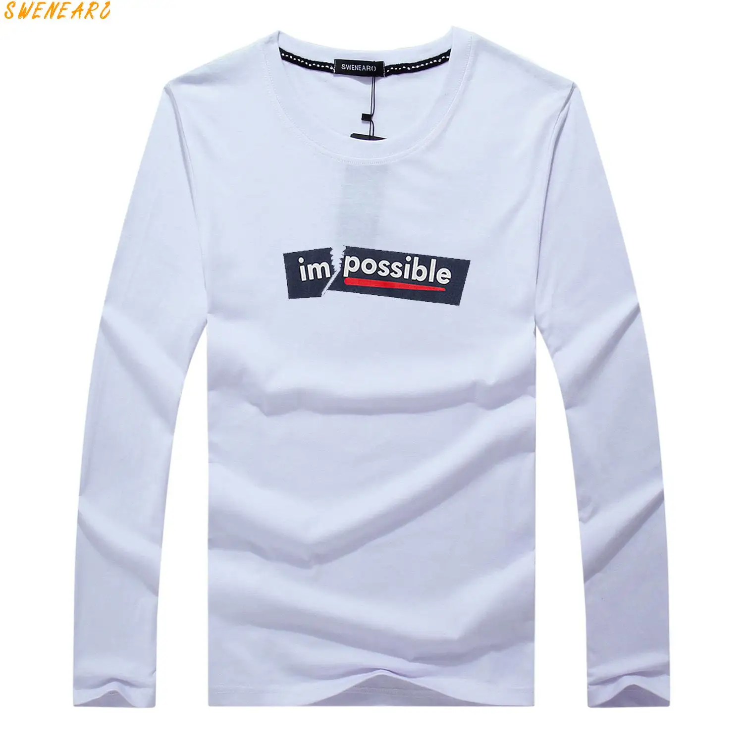SWENEARO Pure cotton Long Sleeves Hip hop Fashion large size Mens T-Shirt Tshirt O-Neck Autumn Personality Fashion men t-shirts
SWENEARO Pure cotton Long Sleeves Hip hop Fashion large size Mens T-Shirt Tshirt O-Neck Autumn Personality Fashion men t-shirts