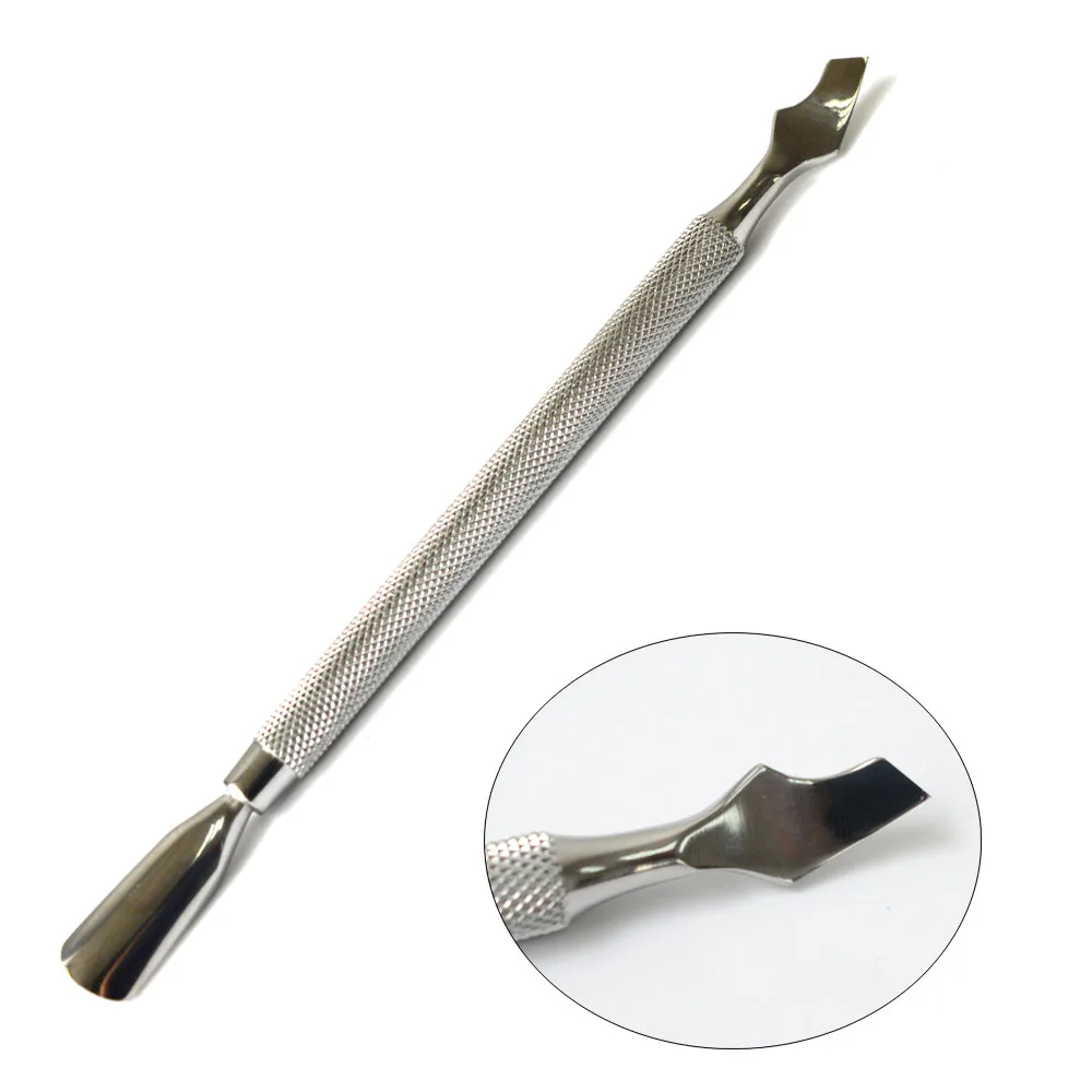 1PCS Professional Remove Cleaning Dirt Dust Tools 2 Ways Cuticle Pusher Big Spoon Pointed Manicure Pedicure Push Tools TR407
1PCS Professional Remove Cleaning Dirt Dust Tools 2 Ways Cuticle Pusher Big Spoon Pointed Manicure Pedicure Push Tools TR407