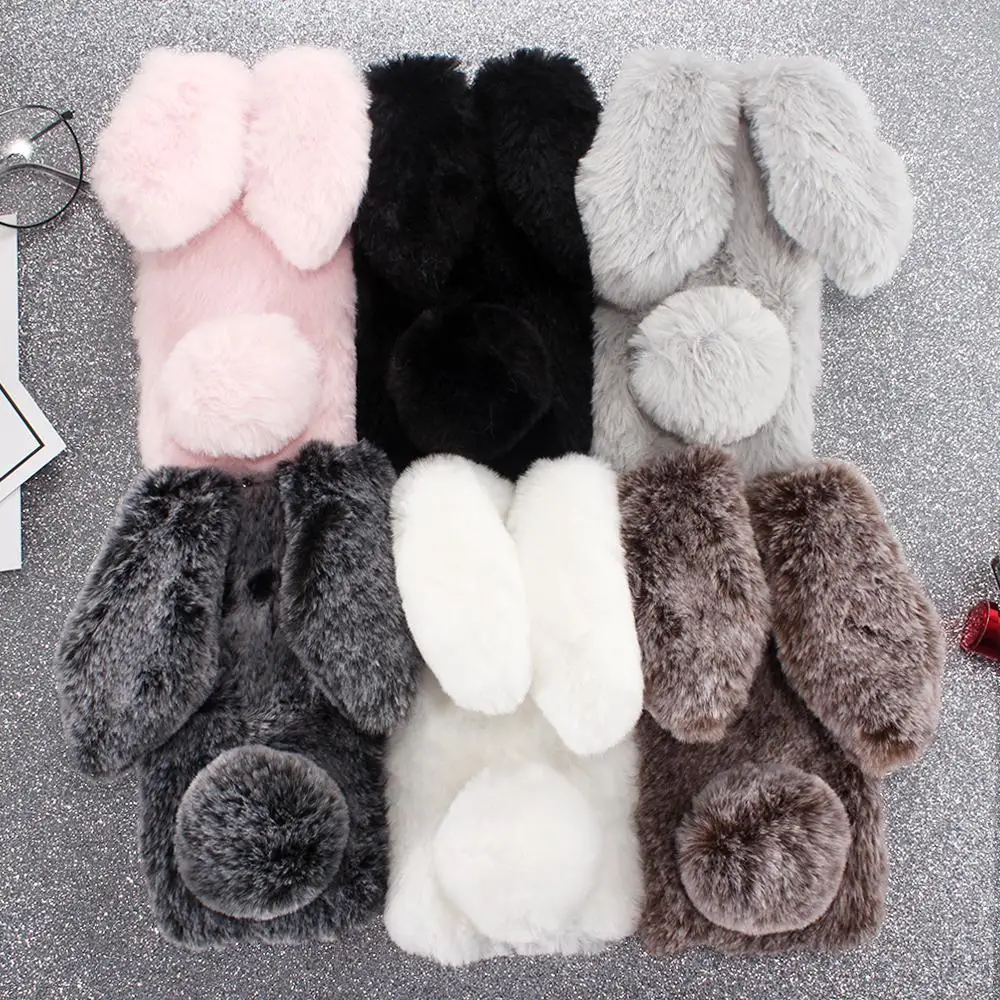 Rabbit Fur Silicone P Smart Cases For Huawei Nova 4 3 P20 Pro GR3 2017 2 Lite 3I 3E Plus 2S 2i P9 Mini P10 P8 Lite 2019 Covers
Rabbit Fur Silicone P Smart Cases For Huawei Nova 4 3 P20 Pro GR3 2017 2 Lite 3I 3E Plus 2S 2i P9 Mini P10 P8 Lite 2019 Covers