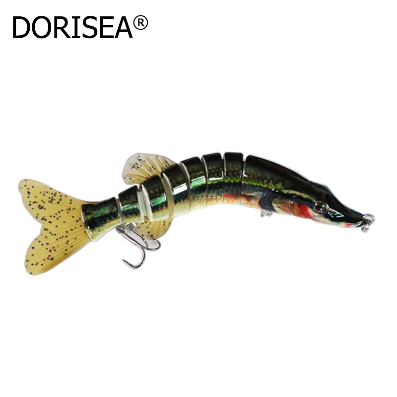 Fishing tool 200mm 3D Eyes Multi Jointed Fishing Lures hard plastic Pike Fishing Lure Crank Bait Swimbait Floating Wobbler
Fishing tool 200mm 3D Eyes Multi Jointed Fishing Lures hard plastic Pike Fishing Lure Crank Bait Swimbait Floating Wobbler
