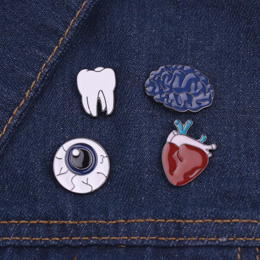 Cartoon Cute Organ Brooch Brain Eye Tooth Enamel Lapel Pins Creative Medical Gifts for Doctors Nurse Hat Backpack Accessories
Cartoon Cute Organ Brooch Brain Eye Tooth Enamel Lapel Pins Creative Medical Gifts for Doctors Nurse Hat Backpack Accessories