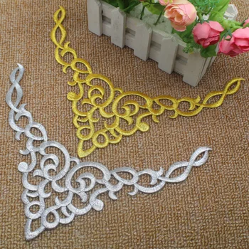 Cosplay Decoration Gold Embroidered Lace Appliqued Dress Costume Iron on Gold Patches 27cm*10cm
Cosplay Decoration Gold Embroidered Lace Appliqued Dress Costume Iron on Gold Patches 27cm*10cm