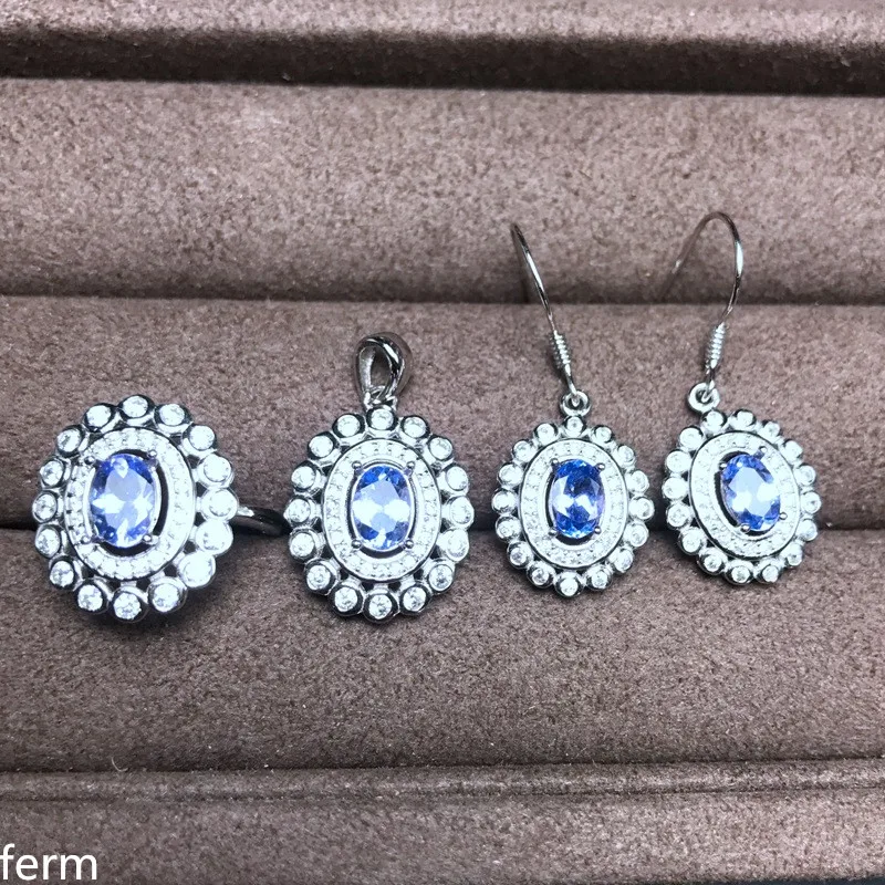 KJJEAXCMY boutique jewels 925 pure silver inlaid natural tanzanthus stone pendant ring earrings 3 sets flowers flow curve new st
KJJEAXCMY boutique jewels 925 pure silver inlaid natural tanzanthus stone pendant ring earrings 3 sets flowers flow curve new st