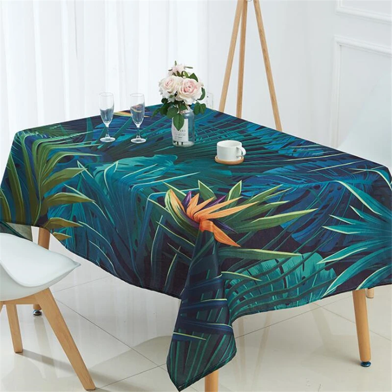 Simple Leaf Linen Table Cloth Tropical Plants Multifunctional Rectangle Table Cover Tablecloth Home Decor
Simple Leaf Linen Table Cloth Tropical Plants Multifunctional Rectangle Table Cover Tablecloth Home Decor