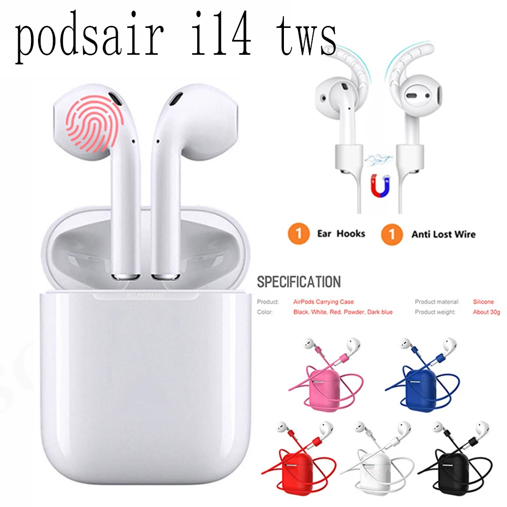 PodsAir ear buds 1:1 XY pods i14 TWS Bluetooth Wireless earphone i14-tws i14tws i 14 pk i11tws i11 tws i 11 i15 i16 i17 i18
PodsAir ear buds 1:1 XY pods i14 TWS Bluetooth Wireless earphone i14-tws i14tws i 14 pk i11tws i11 tws i 11 i15 i16 i17 i18