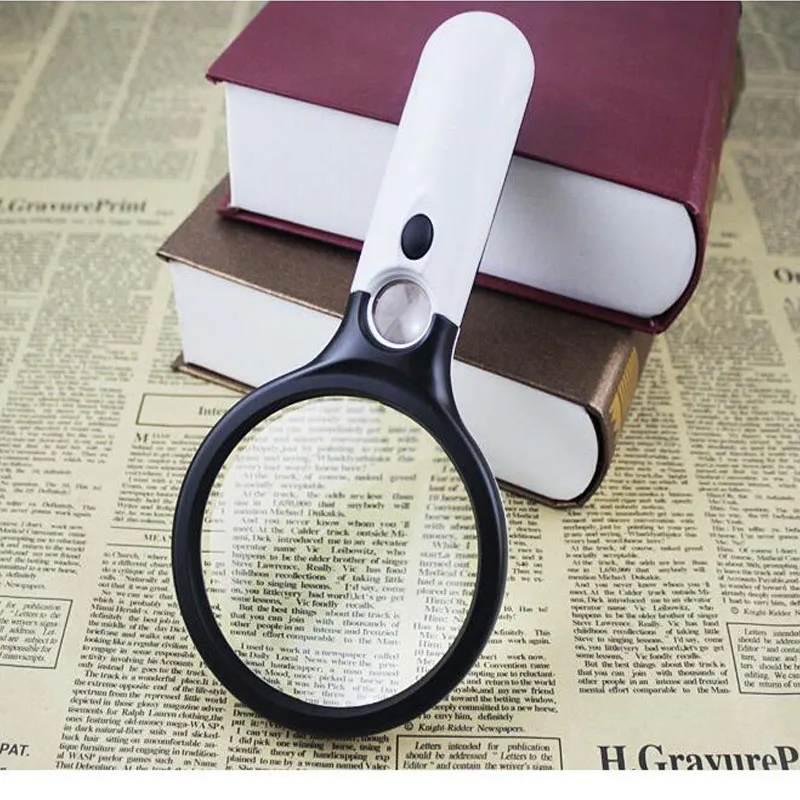Handheld 3X 45X with 3LED Lights Illumination Magnifier Microscope Old Man Reading Jewelry Repair Magnifier Repair Tool
Handheld 3X 45X with 3LED Lights Illumination Magnifier Microscope Old Man Reading Jewelry Repair Magnifier Repair Tool