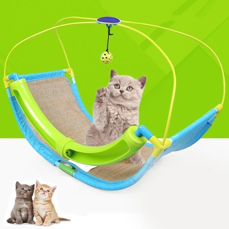 Multifunction Pet Cat Hammock Funny Hanging Swing Bed Sofa Rest House with Bells Ball for Pets Kitten Ferret
Multifunction Pet Cat Hammock Funny Hanging Swing Bed Sofa Rest House with Bells Ball for Pets Kitten Ferret