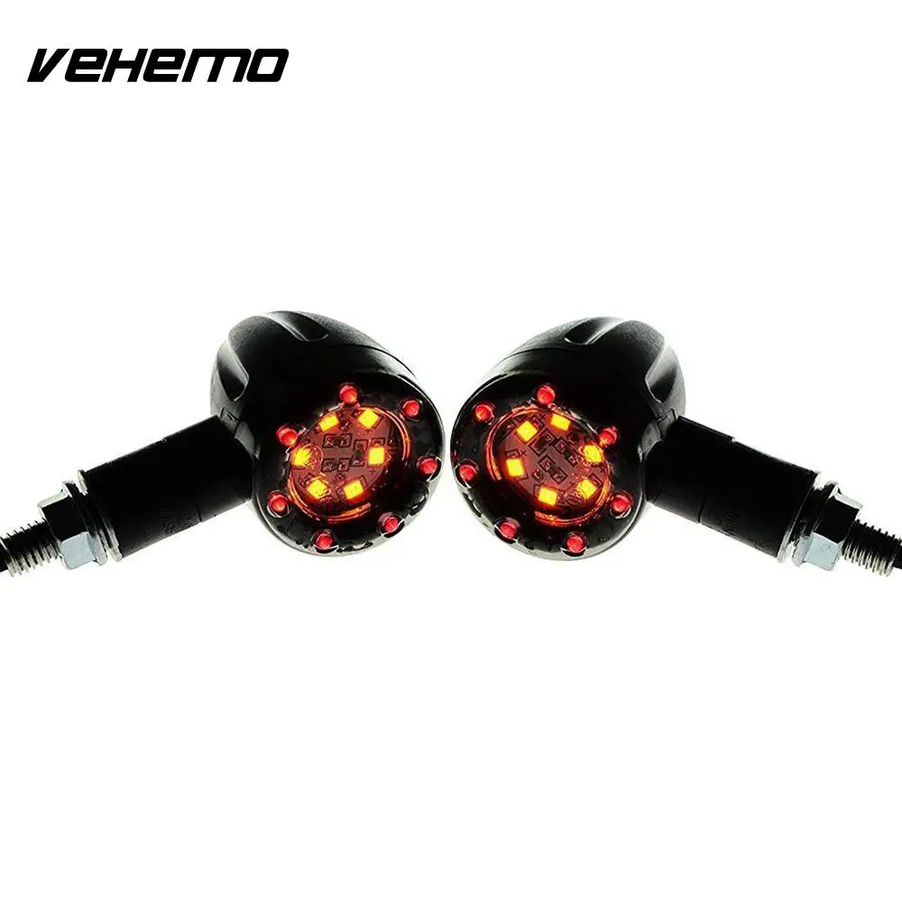 Vehemo LED Signal Lamp Motorbike Turn Signal Light Replacement Indicator Light for Flowing Light Refit Bulb
Vehemo LED Signal Lamp Motorbike Turn Signal Light Replacement Indicator Light for Flowing Light Refit Bulb