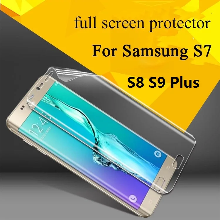 New Soft Hot bending transparent Front membrane Full Screen Protector for Samsung Galaxy S7 S7 Edge S8 S8 Plus S9 S9 Plus
New Soft Hot bending transparent Front membrane Full Screen Protector for Samsung Galaxy S7 S7 Edge S8 S8 Plus S9 S9 Plus