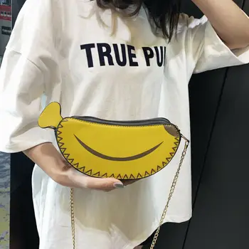 New Women Cartoon Fruit Bag Leather Chain Handbags Simple Shoulder Pack Bag Small Cross Body Bags For Ladies Messenger Bags 
New Women Cartoon Fruit Bag Leather Chain Handbags Simple Shoulder Pack Bag Small Cross Body Bags For Ladies Messenger Bags