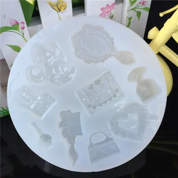Comb mirror Love bag perfume bottle Liquid silicone mold DIY resin jewelry pendant necklace Earrings mold resin molds for jewelr
Comb mirror Love bag perfume bottle Liquid silicone mold DIY resin jewelry pendant necklace Earrings mold resin molds for jewelr
