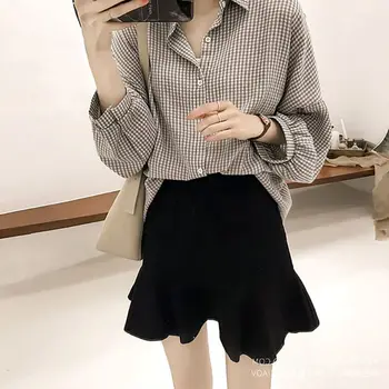Office Lady Slim Shirts Tops Female Blusas Women Blouses Lantern Long Sleeve Casual Shirt
Office Lady Slim Shirts Tops Female Blusas Women Blouses Lantern Long Sleeve Casual Shirt