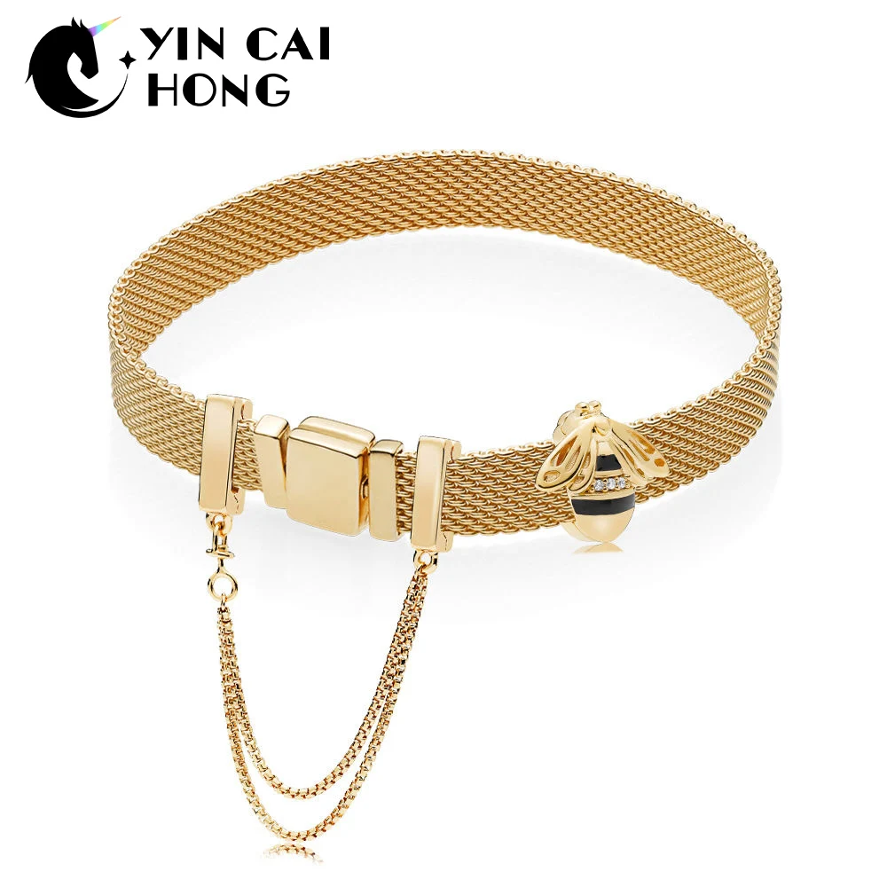 YCH 100%925 Sterling Silver New Shining Queen Bee Reflection Bracelet Set Queen Bee Clip Charm RAU0586 767862EN16
YCH 100%925 Sterling Silver New Shining Queen Bee Reflection Bracelet Set Queen Bee Clip Charm RAU0586 767862EN16