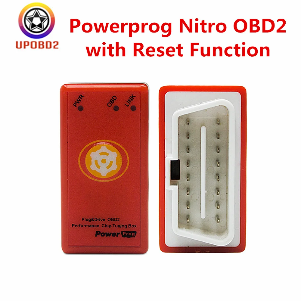 Power prog NitroOBD/EcoOBD2 Chip Tuning Box with Switch Nitro OBD2 Scanner Tool For Diesel/Benzine Cars Save Fuel More Power
Power prog NitroOBD/EcoOBD2 Chip Tuning Box with Switch Nitro OBD2 Scanner Tool For Diesel/Benzine Cars Save Fuel More Power
