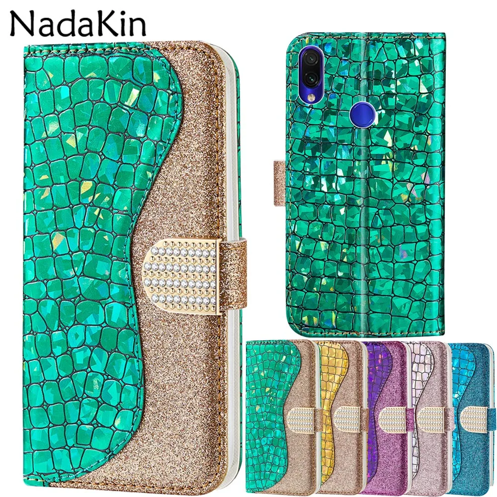 Luxury Rhinestone Diamond Clasp Book Case for Xiaomi Redmi Note 7 Flip Cover Shell Snake Skin Texture for Redmi Note 7 Pro
Luxury Rhinestone Diamond Clasp Book Case for Xiaomi Redmi Note 7 Flip Cover Shell Snake Skin Texture for Redmi Note 7 Pro
