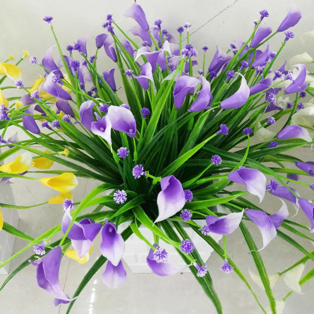 Bunch 7 Forks 21 Heads Artificial Butterfly Orchid with Leaf Bouquet Plastic Fake Aquatic Plants Home Room Decoration Flower
Bunch 7 Forks 21 Heads Artificial Butterfly Orchid with Leaf Bouquet Plastic Fake Aquatic Plants Home Room Decoration Flower