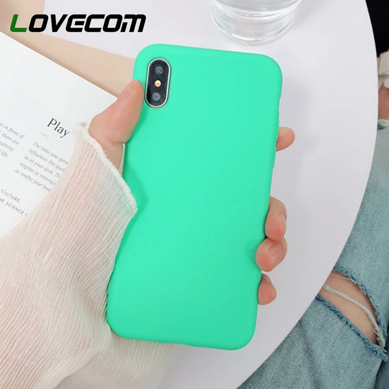 LOVECOM Candy Color Plain Phone Cases For iPhone XS Max XR XS X 6 6S 7 8 Plus Soft IMD Full Body Phone Back Cover Coque Gift
LOVECOM Candy Color Plain Phone Cases For iPhone XS Max XR XS X 6 6S 7 8 Plus Soft IMD Full Body Phone Back Cover Coque Gift