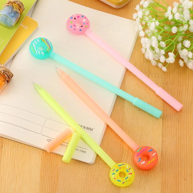 4 Pcs/lot Creative Cute Donut Pens Set Stationery Novelty Jelly Color Lovely Pen Signature Ballpoint Pen Office School Suppliers
4 Pcs/lot Creative Cute Donut Pens Set Stationery Novelty Jelly Color Lovely Pen Signature Ballpoint Pen Office School Suppliers