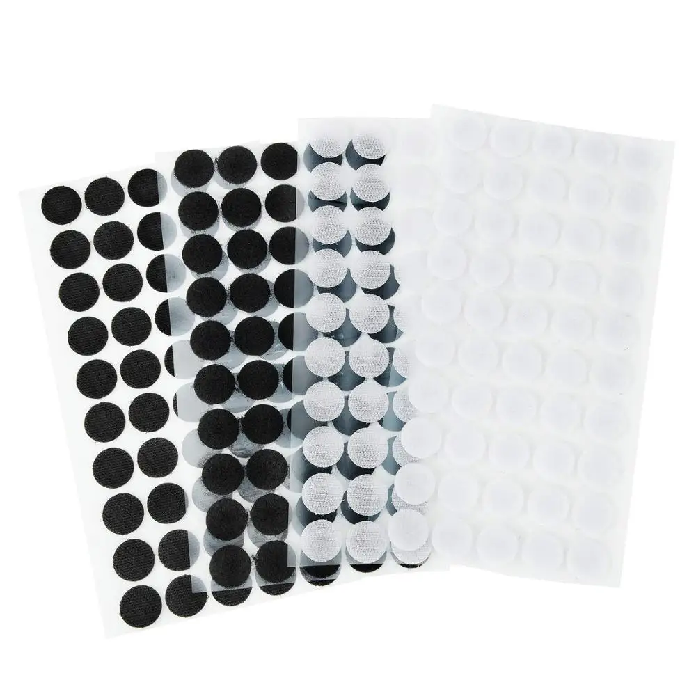 50 Pairs Self Adhesive Fastener Hook Loop Tape Velcros dots 10/15/20mm Strong Glue Magic Sticker Disc Round Coins White/Black
50 Pairs Self Adhesive Fastener Hook Loop Tape Velcros dots 10/15/20mm Strong Glue Magic Sticker Disc Round Coins White/Black