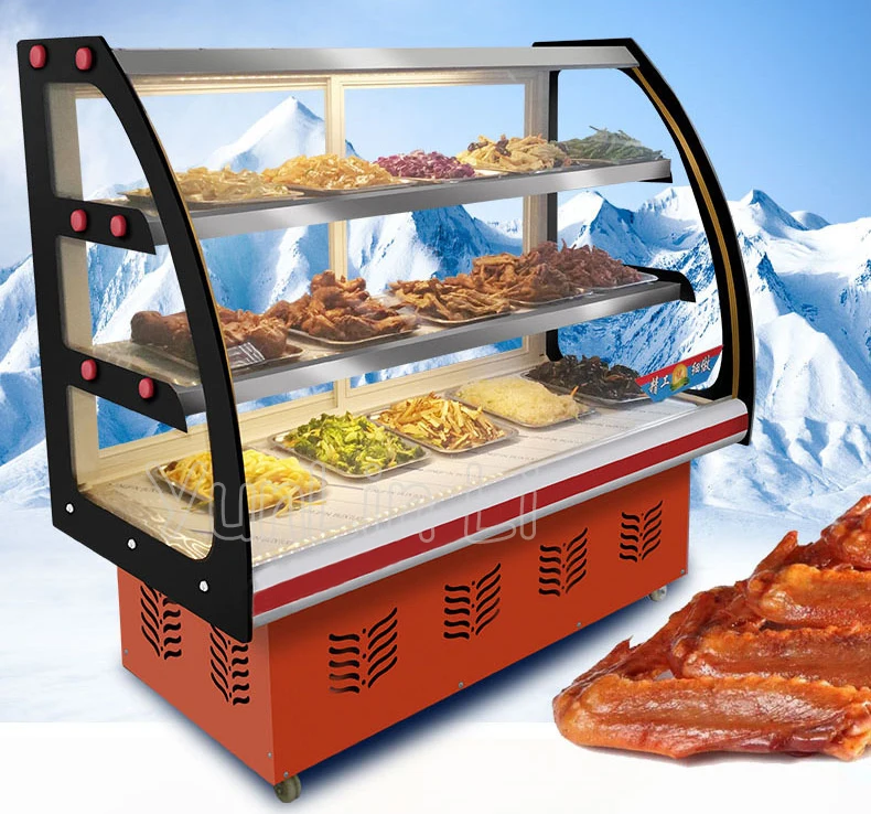 Food Fresh-Keeping Cabinet Commercial Horizontal Type Cooked Food Cold Dishes Showcase With Three Layer xb-002
Food Fresh-Keeping Cabinet Commercial Horizontal Type Cooked Food Cold Dishes Showcase With Three Layer xb-002