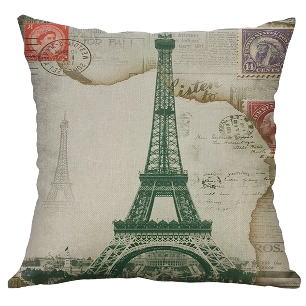 Quneed Retro Sketch Paris Tower Waist Pillow Case Decorative Throw Cushion Cover for Sofa Chair Square Pillowcase New
Quneed Retro Sketch Paris Tower Waist Pillow Case Decorative Throw Cushion Cover for Sofa Chair Square Pillowcase New