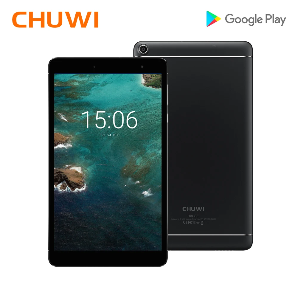 

CHUWI Hi8 SE MTK8735 Quad Core Android 8.1 Tablets 2GB RAM 32GB ROM Dual Camera Dual WIFI 2.4G/5G 8 inch 1920*1200 Tablet PC