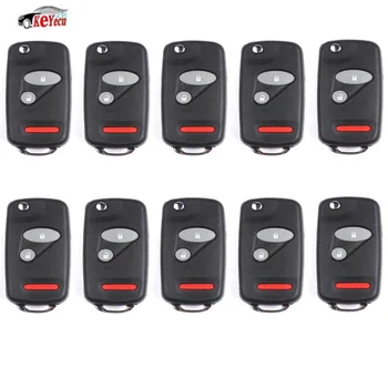 KEYECU 10 Pcs/lot Replacement Folding Remote Car Key Shell Case Fob 2+1 Button for Honda CRV Accord Civic Pilot Element
KEYECU 10 Pcs/lot Replacement Folding Remote Car Key Shell Case Fob 2+1 Button for Honda CRV Accord Civic Pilot Element