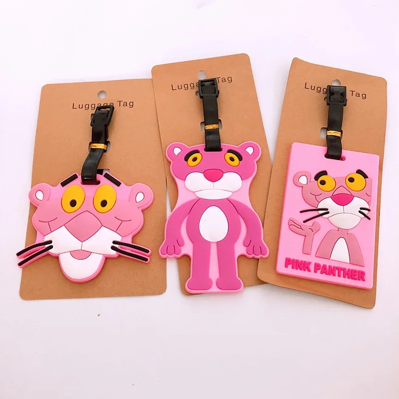 Pink Panther Cartoon Luggage Tag PVC Pendants Portable Travel Label Suitcase ID Address Holder tags anime new-hot Unisex
Pink Panther Cartoon Luggage Tag PVC Pendants Portable Travel Label Suitcase ID Address Holder tags anime new-hot Unisex