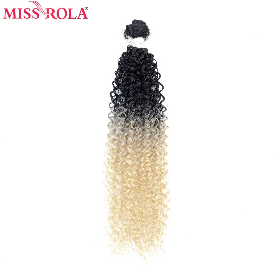 Пряди волос Miss Rola Ombre синтетические кудрявые вьющиеся волосы для наращивания