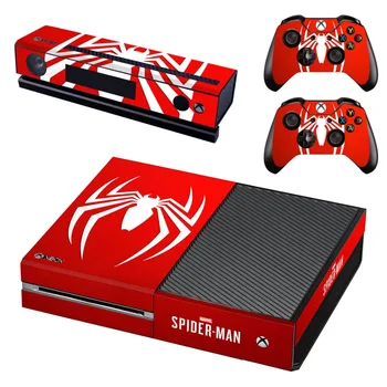 

Marvel Spiderman Spider Man Skin Sticker Decal For Microsoft Xbox One Console and 2 Controllers For Xbox One Skin Sticker Vinyl