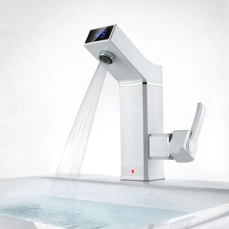 Instant Heating Electric Water Heater Tap LCD Digital Display Electrothermal Faucet Thermostability Safe Kitchen TOILET 3000W
Instant Heating Electric Water Heater Tap LCD Digital Display Electrothermal Faucet Thermostability Safe Kitchen TOILET 3000W