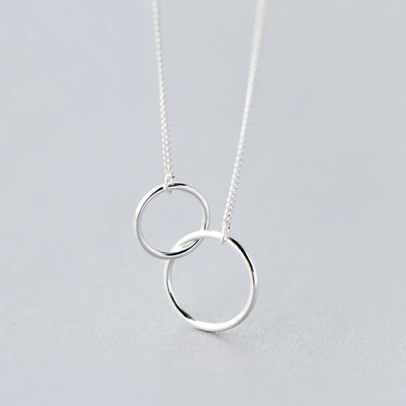 MIESTILO Modern Minimalism 925-sterling-silver Double Circle Necklaces & Pendants | Sterling-silver-jewelry Collares Jewelry
MIESTILO Modern Minimalism 925-sterling-silver Double Circle Necklaces & Pendants | Sterling-silver-jewelry Collares Jewelry
