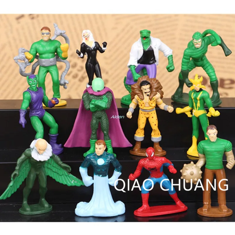 12Pcs/set Avengers: Endgame Superhero Spider Man Doctor Octopus Venom PVC Action Figure Collectible Model Toy OPP 6CM B1999
12Pcs/set Avengers: Endgame Superhero Spider Man Doctor Octopus Venom PVC Action Figure Collectible Model Toy OPP 6CM B1999