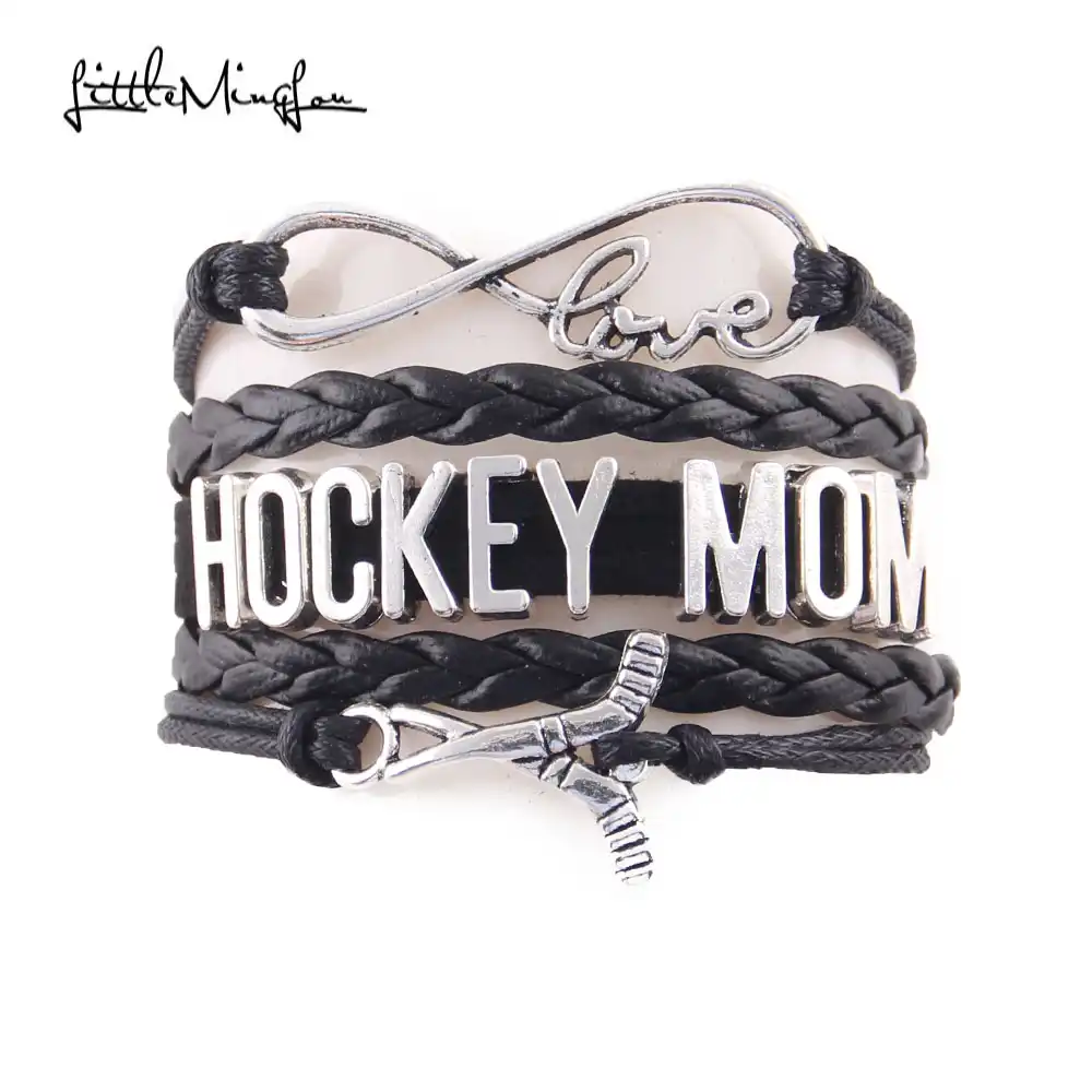 hockey mom bracelet