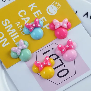 100pcs/lot 20mm Kawaii Resin Mickey Head Bow Cabochon Flatback For Kids DIY Hair Accessary Scrapbooking Craft Favor 
100pcs/lot 20mm Kawaii Resin Mickey Head Bow Cabochon Flatback For Kids DIY Hair Accessary Scrapbooking Craft Favor