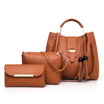 3pcs/set Fashion Leather Women Composite Shoulder Bags Handbag Crossbody Sling Bags Clutch Bag Female Messenger Bag Bolso Mujer
3pcs/set Fashion Leather Women Composite Shoulder Bags Handbag Crossbody Sling Bags Clutch Bag Female Messenger Bag Bolso Mujer